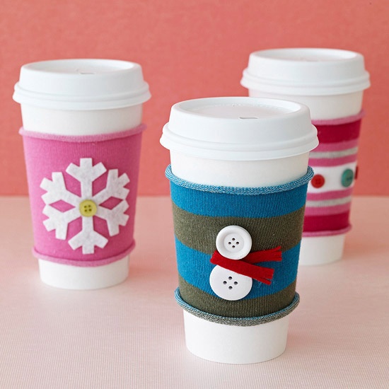 DIY Holiday Coffee Cup SleevesApplePins.com