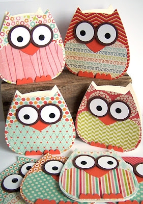 DIY Owl cardsApplePins.com