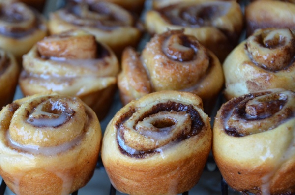 Mini Cinnamon Roll Muffins